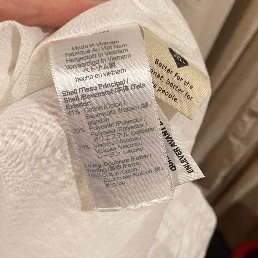 Madewell Cream Puff Sleeve Midi Dress - Picture 7 of 10